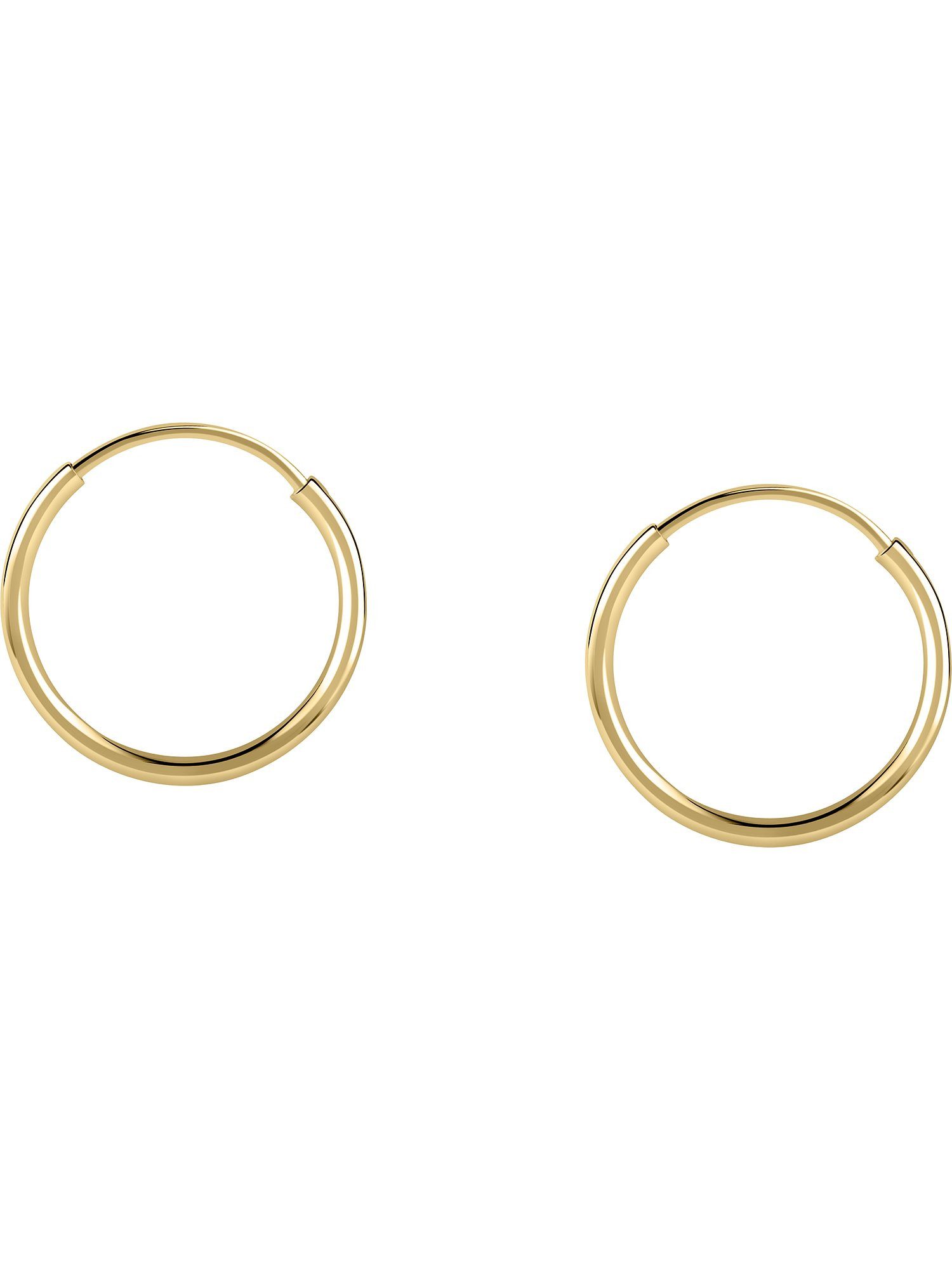 FAVS Paar Creolen FAVS Damen-Creolen 375er Gelbgold (Paar)