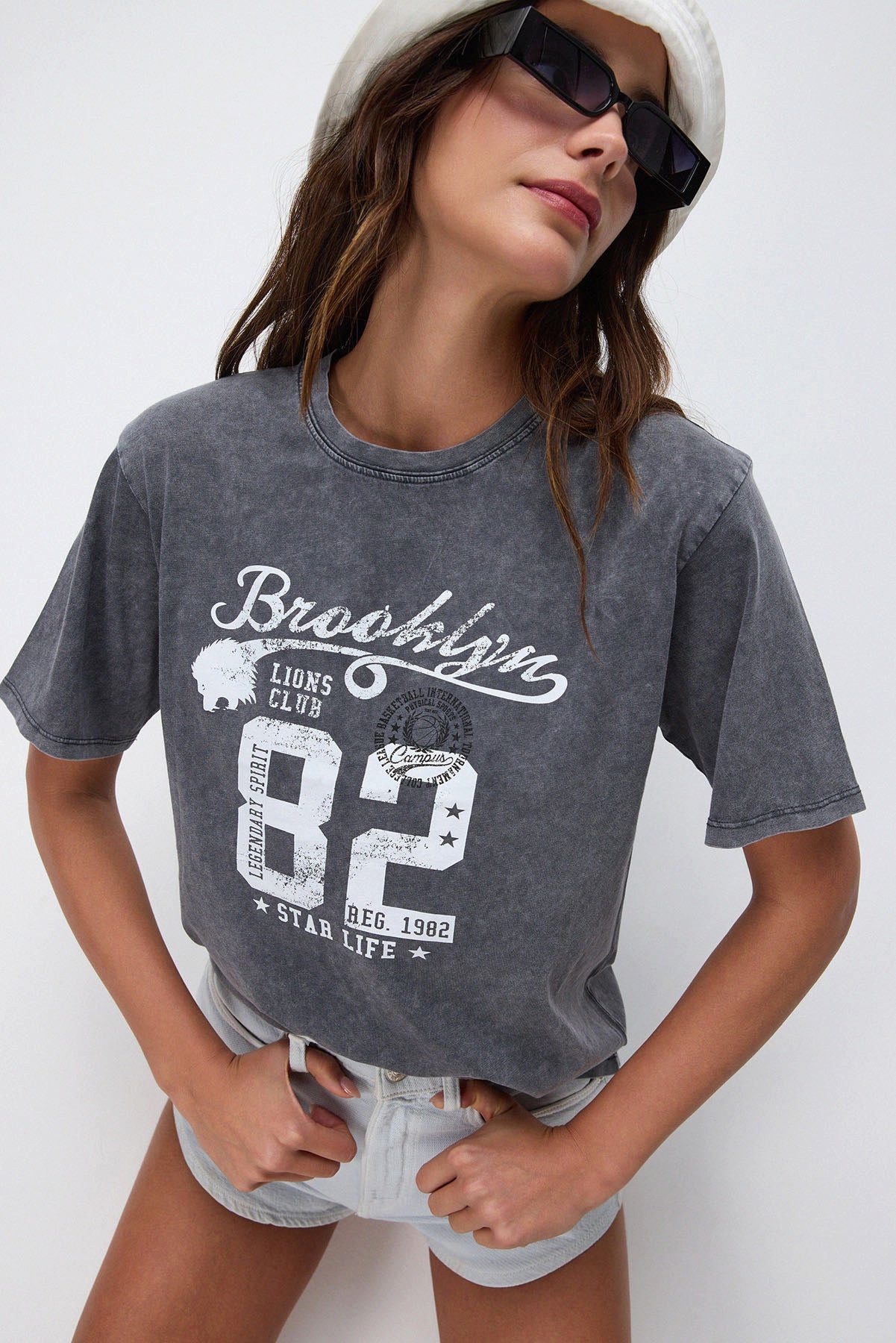 No Matter What T-Shirt Bedrucktes Oversize-T-Shirt – Bild 3 von 5