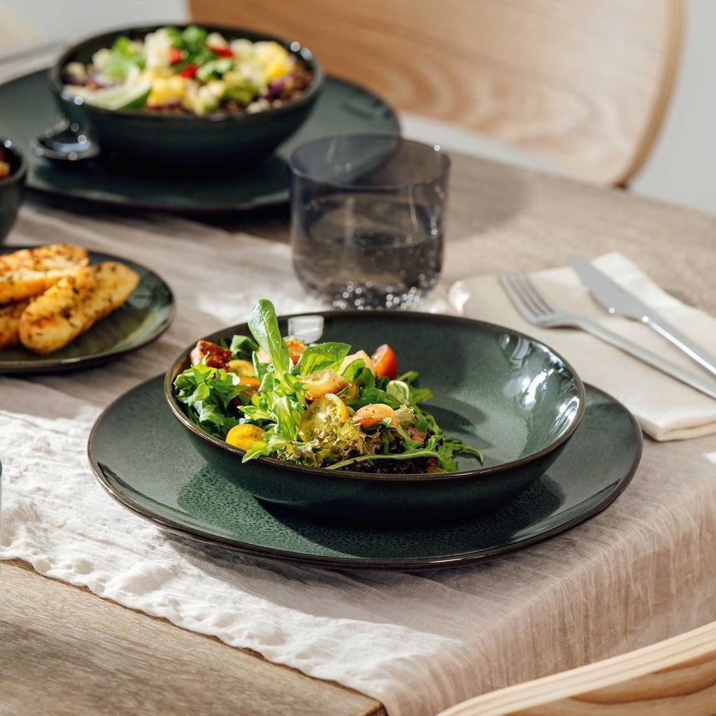 like. by Villeroy & Boch Tafelservice Lave Tafel-Set 12er Set (12-tlg), 6 Personen, Steingut