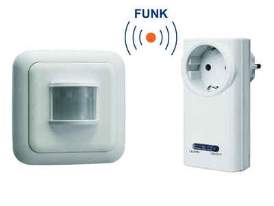 smartwares Funksteckdose, 2-St., Smart Home Steckdose & Funk Bewegungsmelder Indoor Funk Set