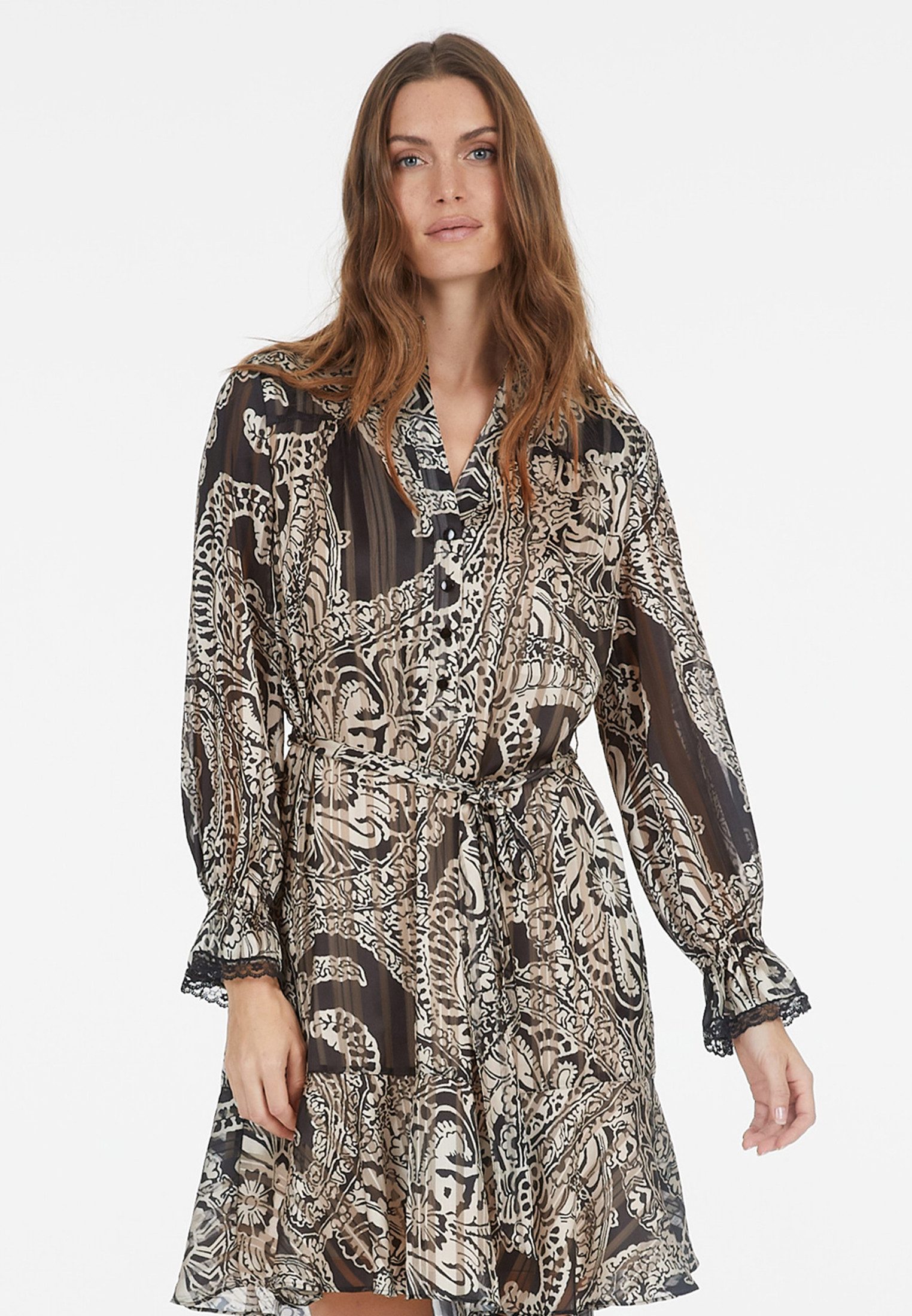 MARC AUREL Druckkleid im Blow-Up Paisley Print günstig online kaufen