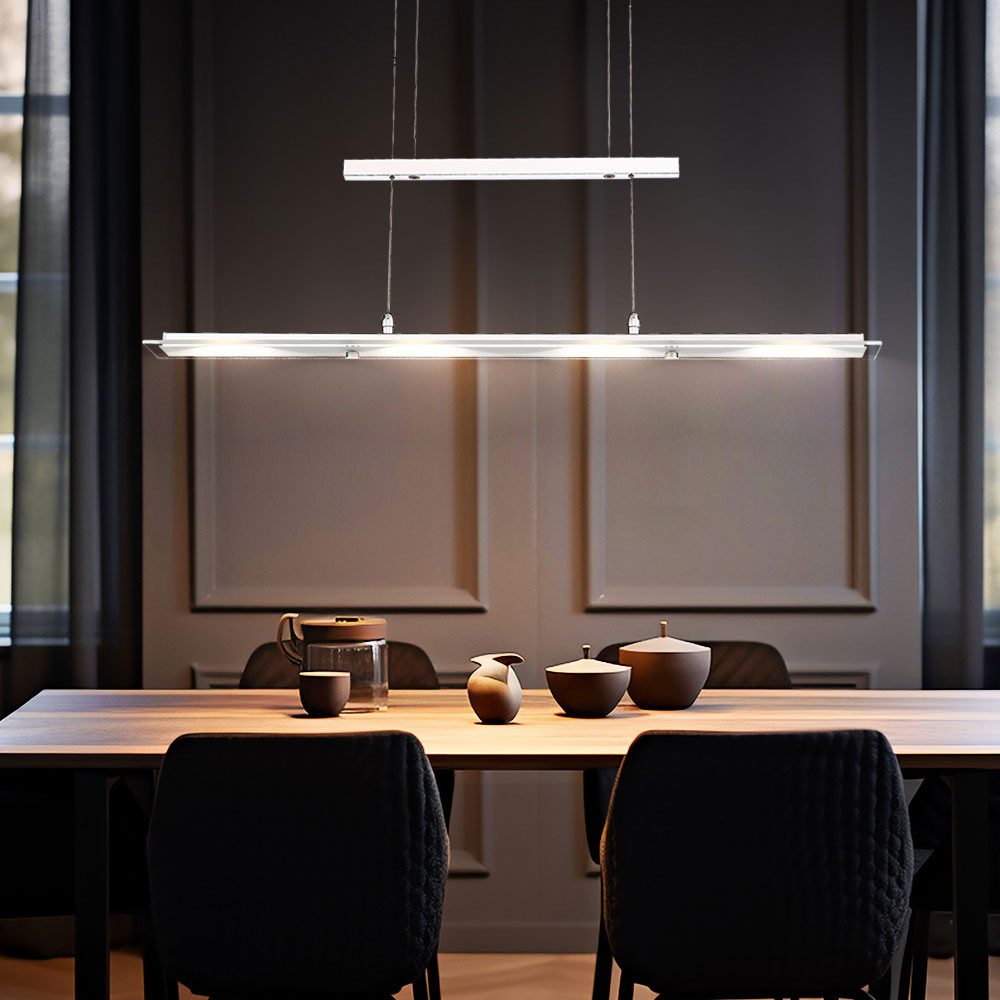 GLOBO LIGHTING LED Deckenleuchte, LED-Leuchtmittel fest verbaut, Warmweiß, Zugpendellampe Hängeleuchte Wohnzimmer Deckenleuchte LED mit