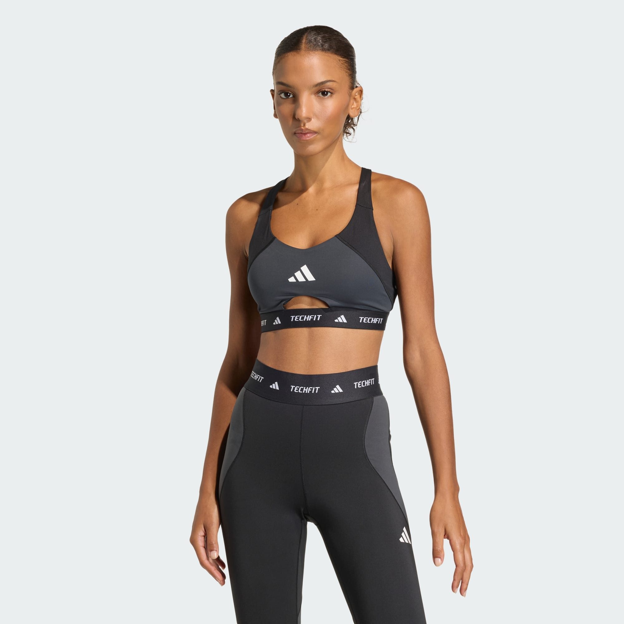 adidas Performance Sport-BH TECHFIT WORKOUT COLOR BLOCK BH, MITTLERE BELASTUNG (1-tlg)