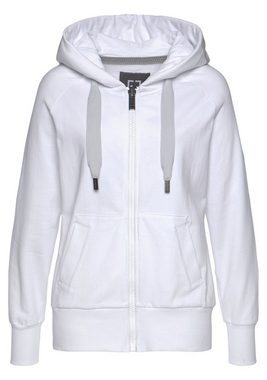 Elbsand Kapuzensweatjacke Kelda mit Logoprint und Taschen, Freizeitjacke, sportlich-casual