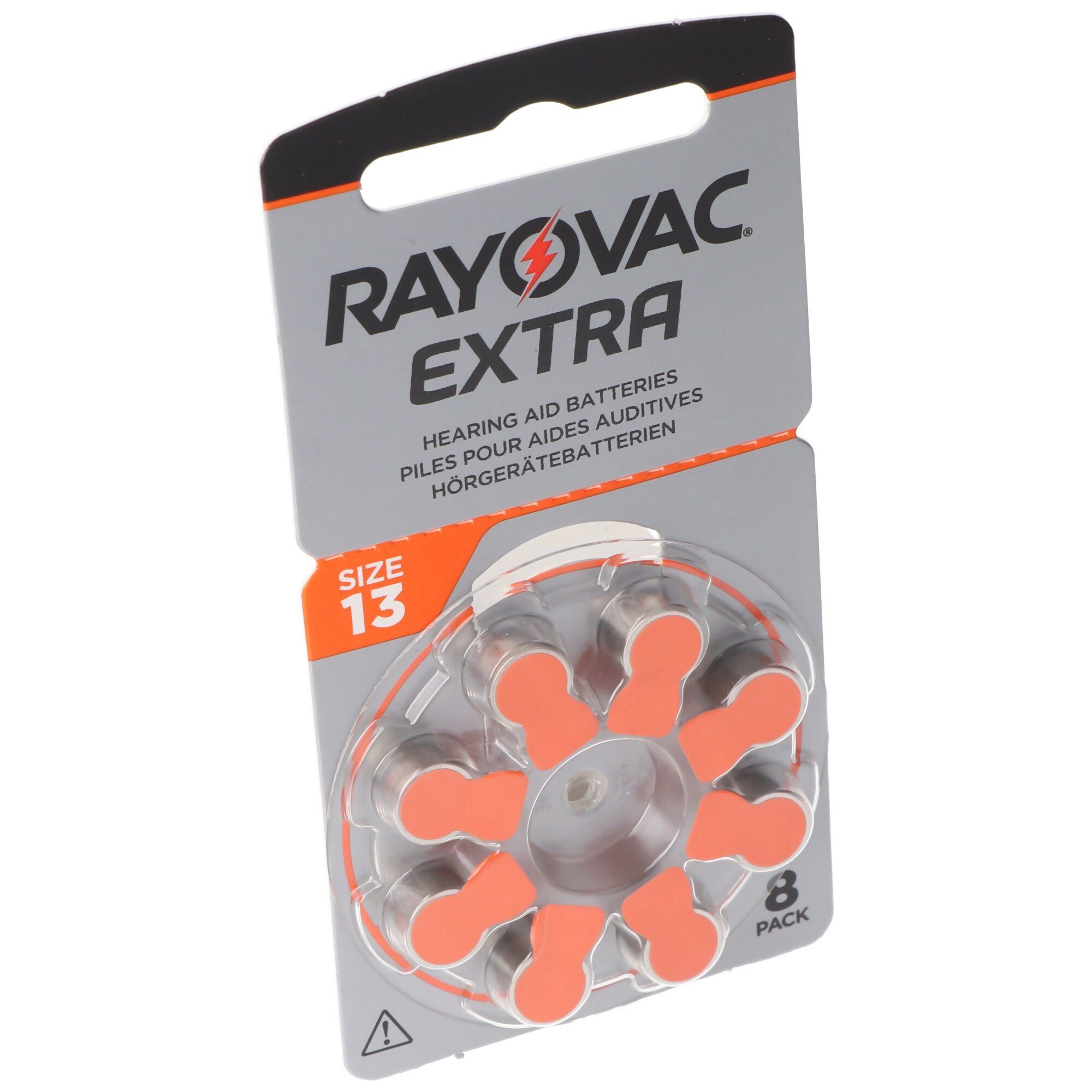 (1,5 V) Advanced 6 HA13 Hörgeräte RAYOVAC Batterie, PR48 Sparpack 8er Rayovac Batterien Extra