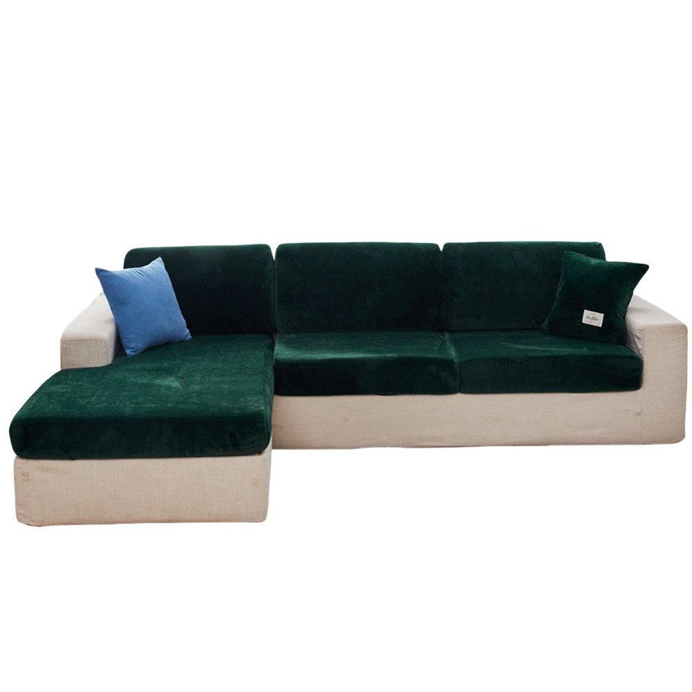 Minicloss Sofahusse Sofa Sitzkissenbezug-Hochelastischer Sitzbezug mit elastischem Boden, Wohnzimmer Sofa Sitzbezug Möbelbezug rutschfest und weich
