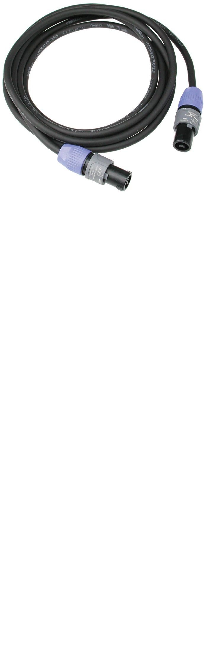 Klotz Cables Lautsprecherstecker Klotz SC3-10SW LS-Kabel 2x2,5mm² 10m