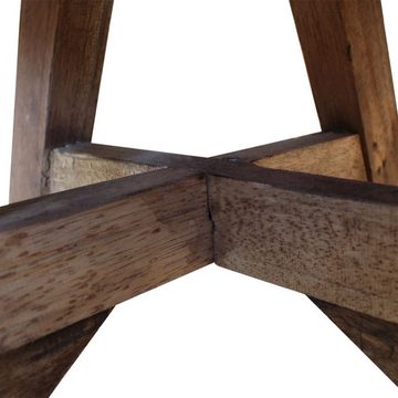 möbelando Couchtisch Balgheim (D: 60 cm), aus Tischplatte aus Stahl