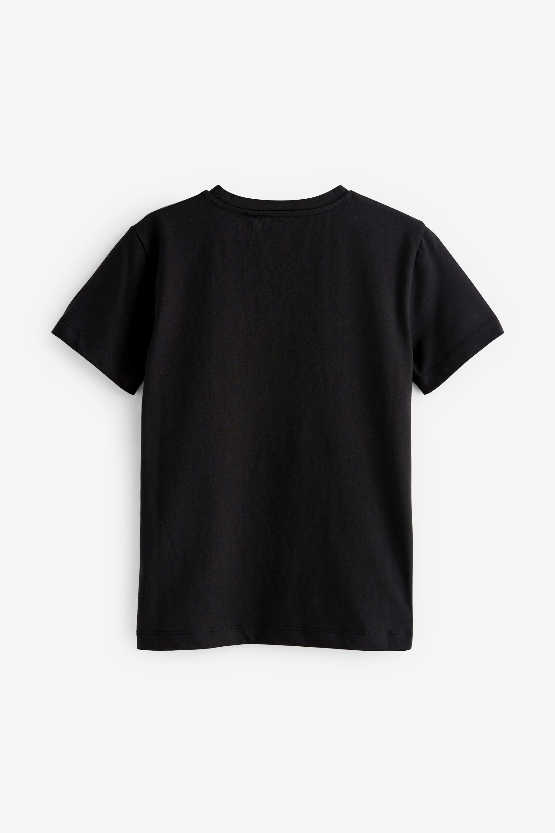 Next T-Shirt Grafik-T-Shirt Panda Black (1-tlg) Basketball