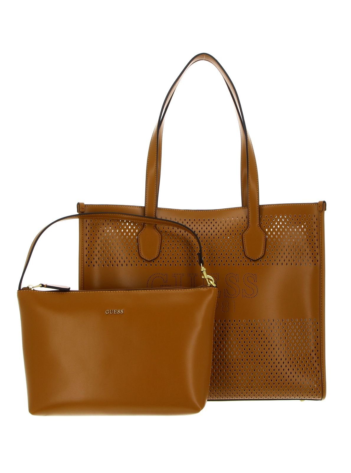 Guess Schultertasche Katey Perf (Set, 2-tlg) günstig online kaufen