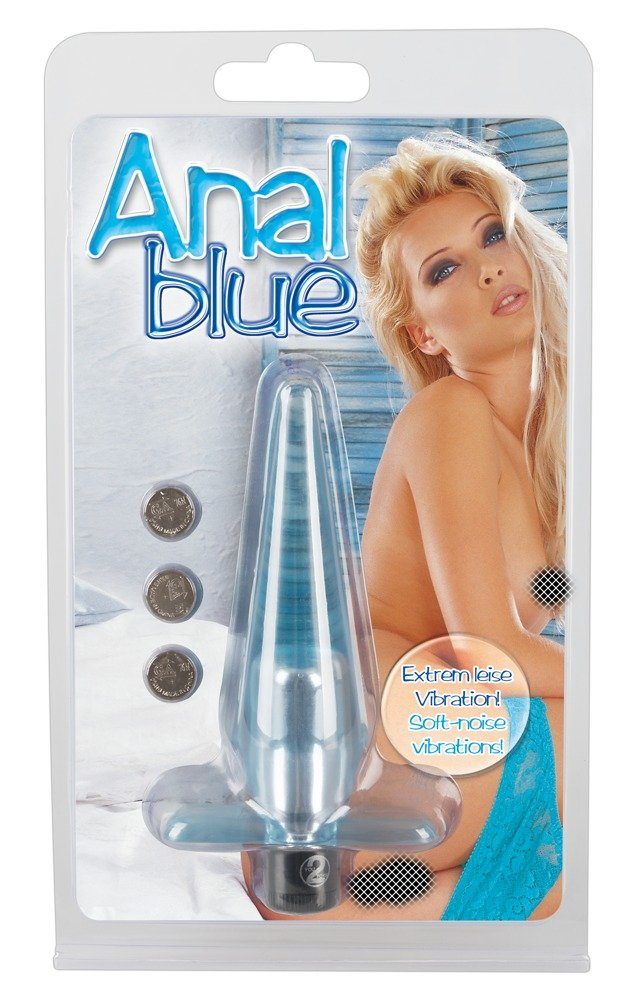 "Anal Buttplug vibr. Blue" Analvibrator You2Toys- You2Toys