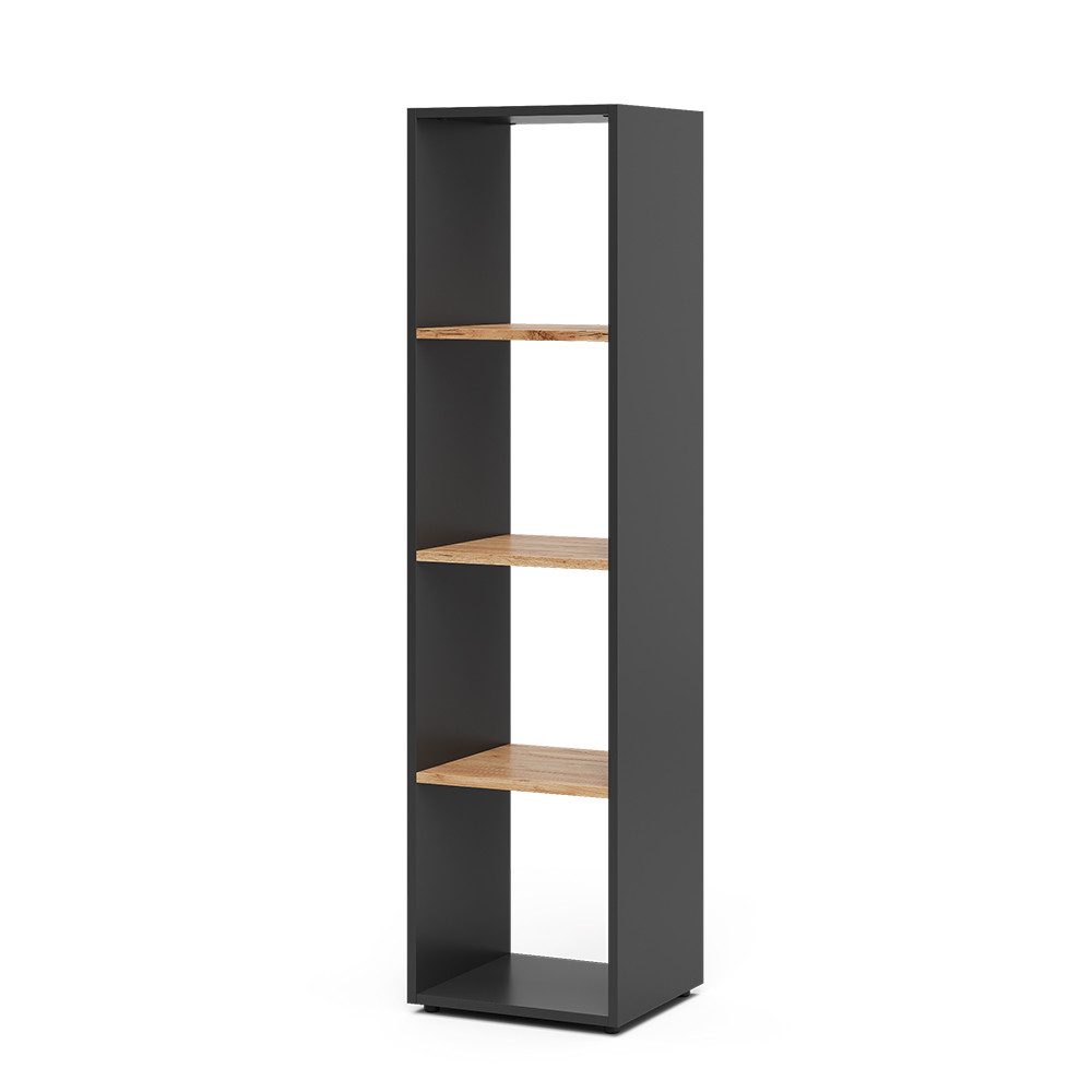 Vicco Raumteiler Ludus, Anthrazit/Goldkraft Eiche, 36.8 x 144.9 cm günstig online kaufen