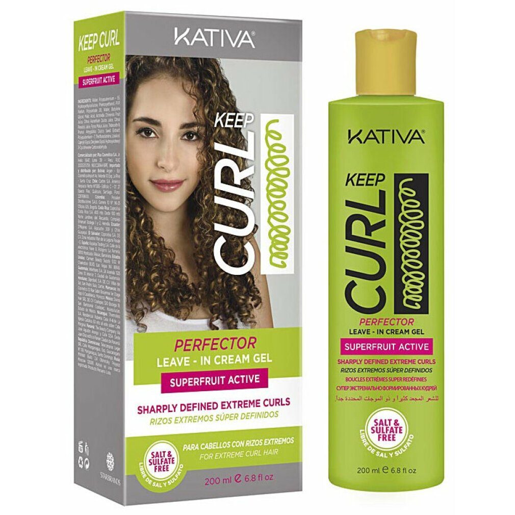 Kativa Haargel Kativa Keep Curl Perfector Leave-in Creme-Gel 200 ml