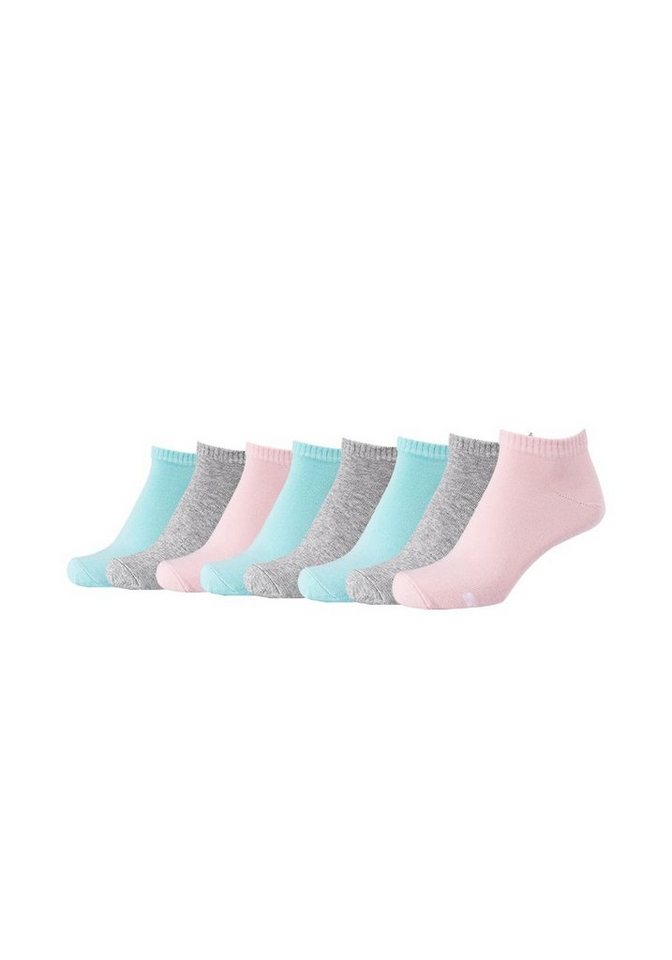 Skechers Socken Casual Basic (8-Paar) in schlichter Optik, Der weiche Ripp  Piquee Bund sorgt für besten Halt und höchsten