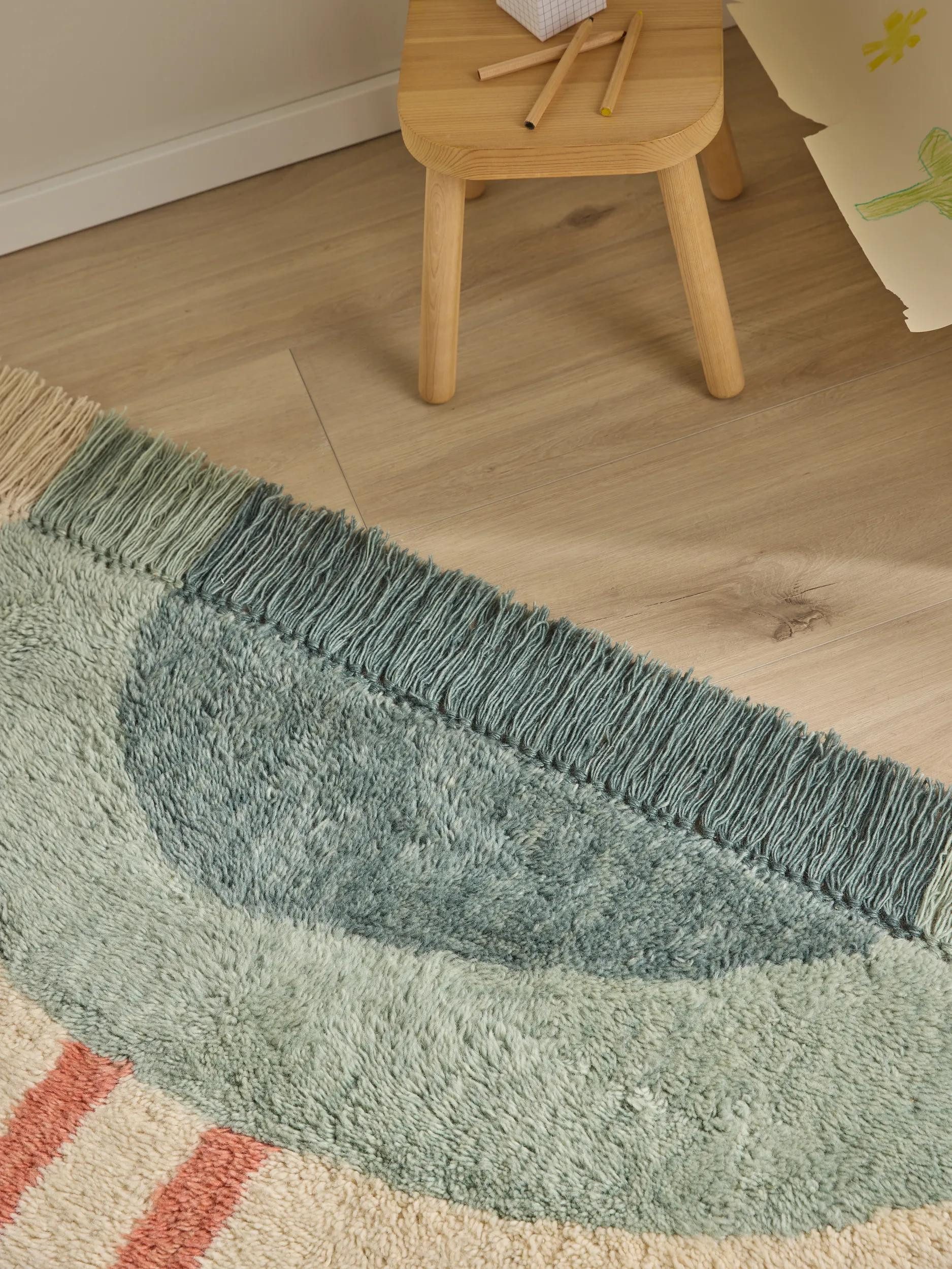 benuta Kinderteppich Iggy, rechteckig, Höhe: 11 mm, Kunstfaser, Berber, Ethno-Style, Wohnzimmer