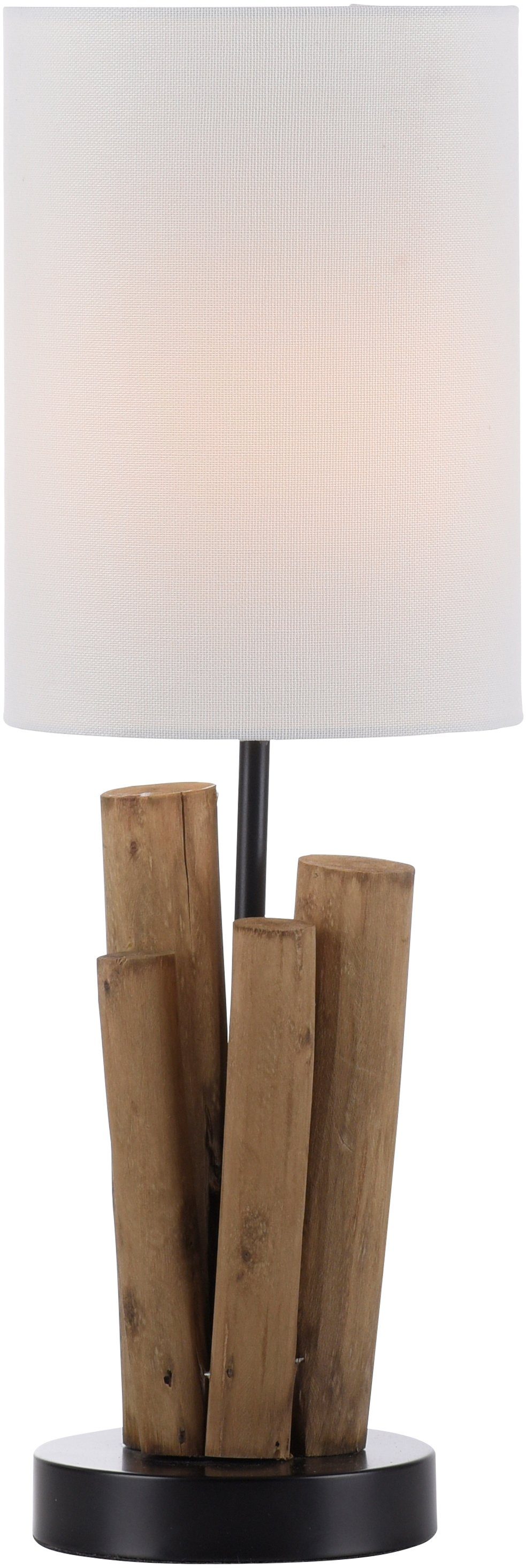 affaire Home Holz Leuchtmittel Style, Vintage Schnurschalter, Optik, Horgau, Tischleuchte - Tischlampe wechselbar,