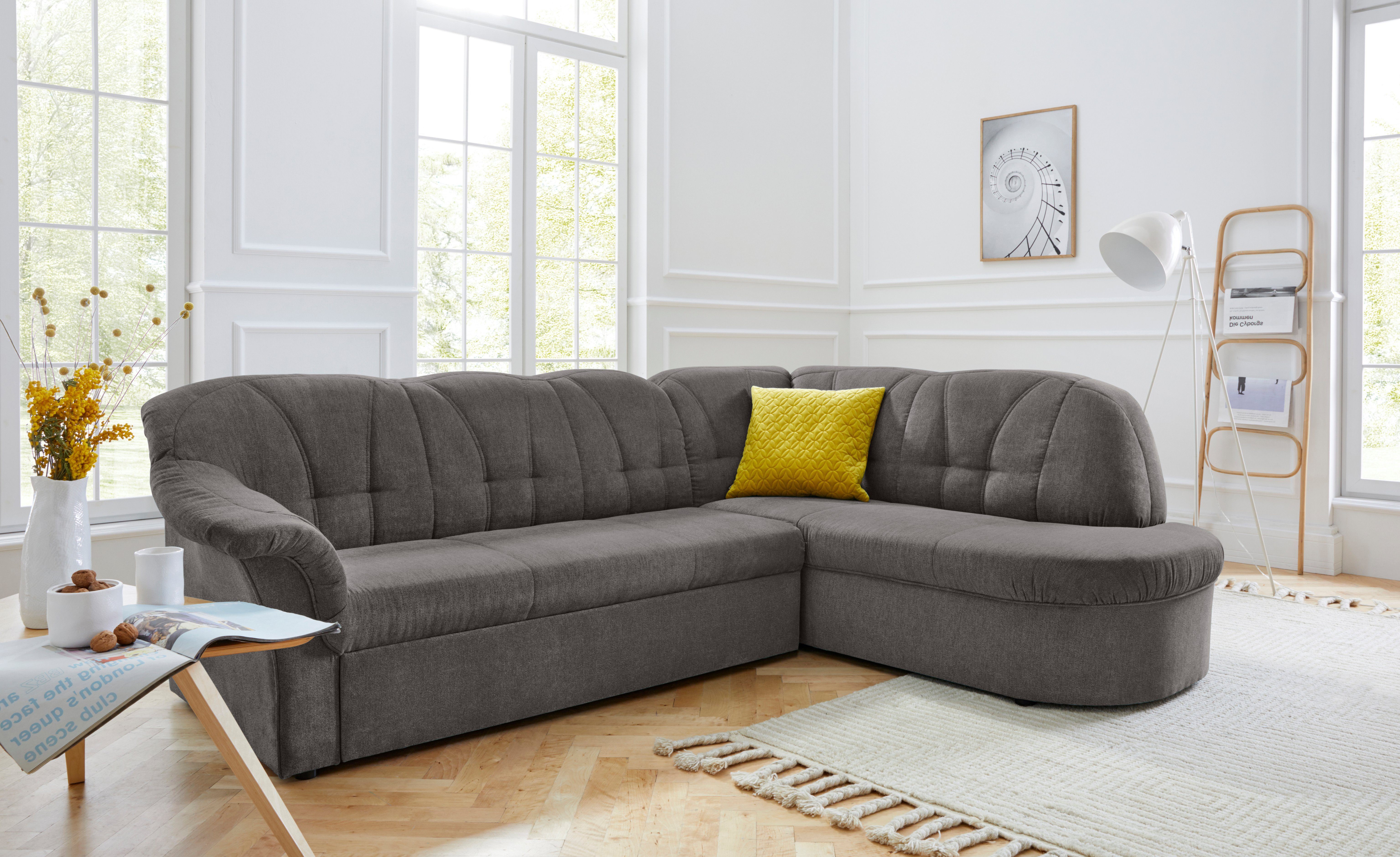 DOMO collection Ecksofa Pegnitz, elegante Rückensteppung, günstig online kaufen