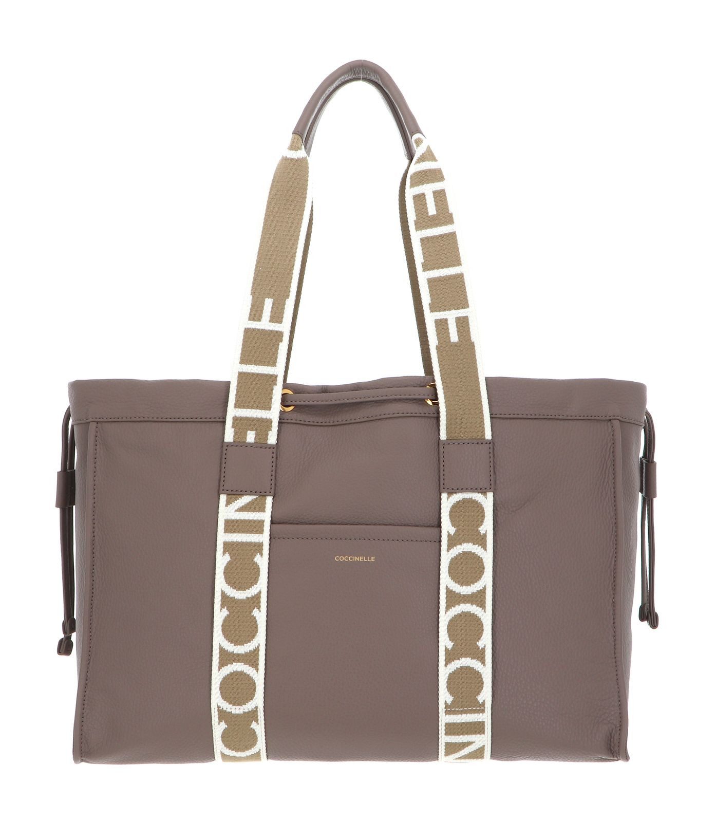 COCCINELLE Schultertasche 2Day Signature, aus echtem Rindsleder