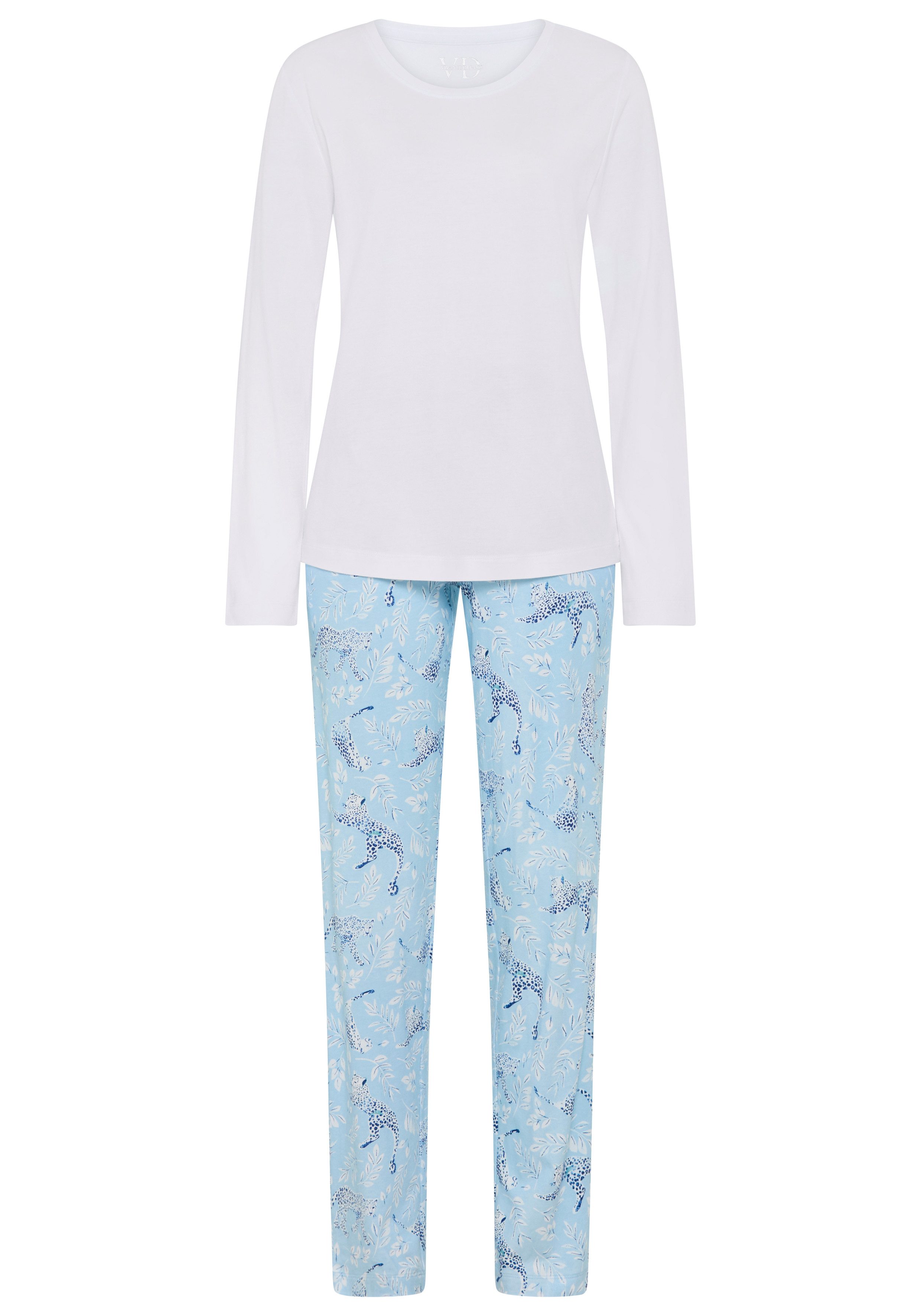 Vivance Dreams by Lascana Pyjama (Set, 2 tlg) mit All-Over Print