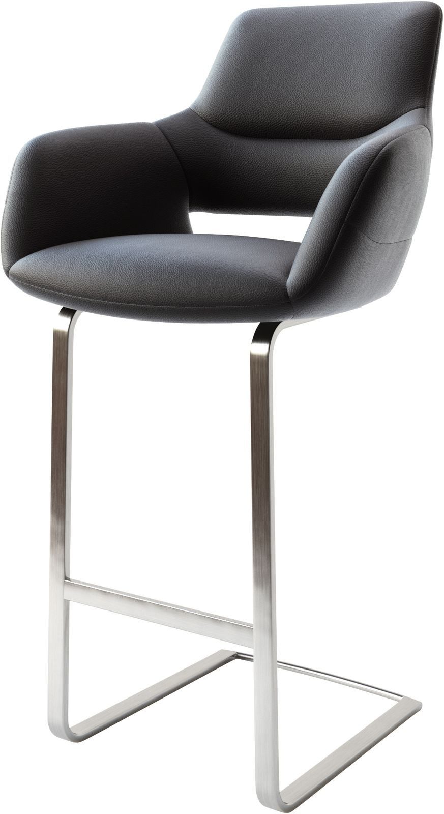 DELIFE Barhocker Yago-Flex, Freischwinger flach Edelstahl günstig online kaufen