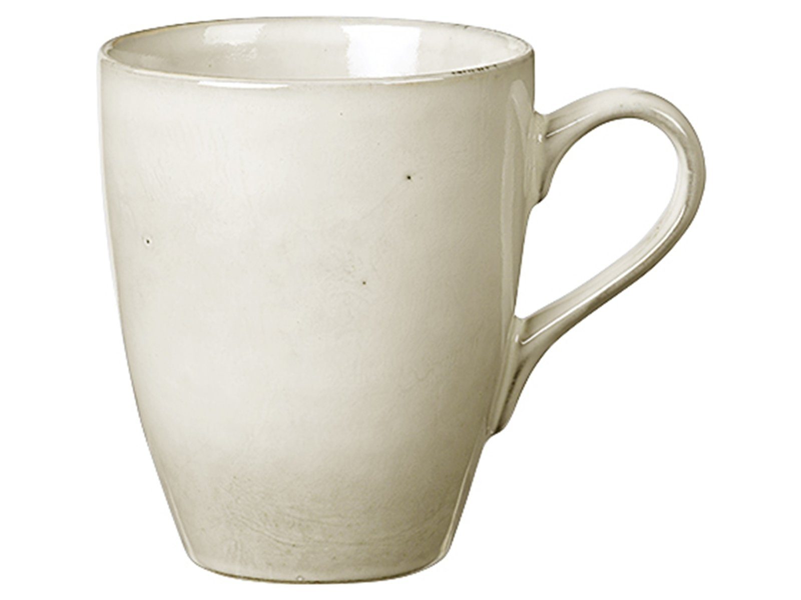 Broste Copenhagen Tasse NORDIC SAND Jumbotasse 0,4 l, Steingut mit reaktiver Glasur, Nordic Sand Mega-Becher