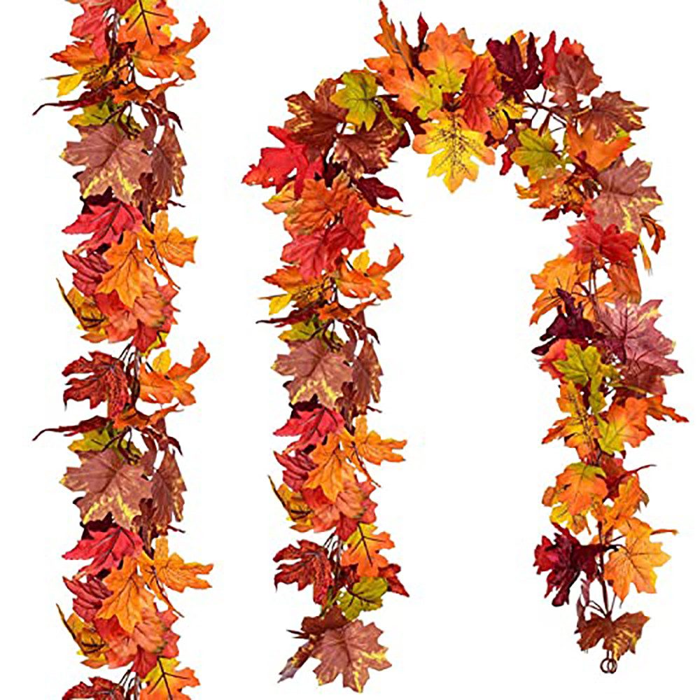 FOUORTUNATE-BEE Hängedekoration 2 Stück Künstliche Ahornblatt Girlanden Her günstig online kaufen