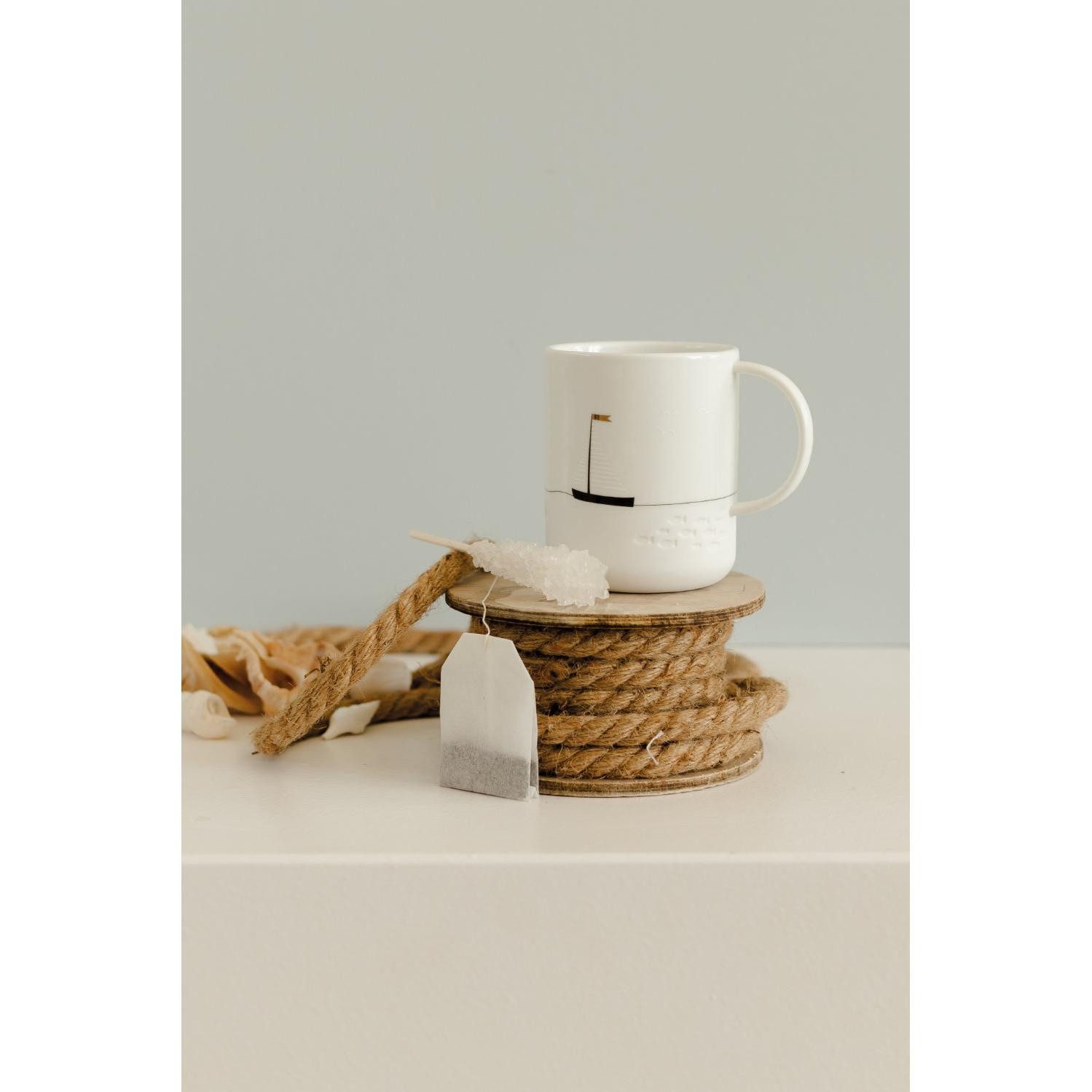 Räder Tasse Design Tasse Geschenktasse Segeln Weiß