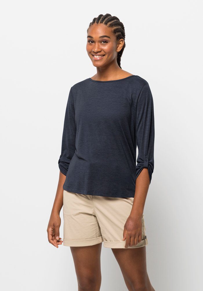 Jack Wolfskin 3/4 3/4-Arm-Shirt night-blue T CORAL W COAST