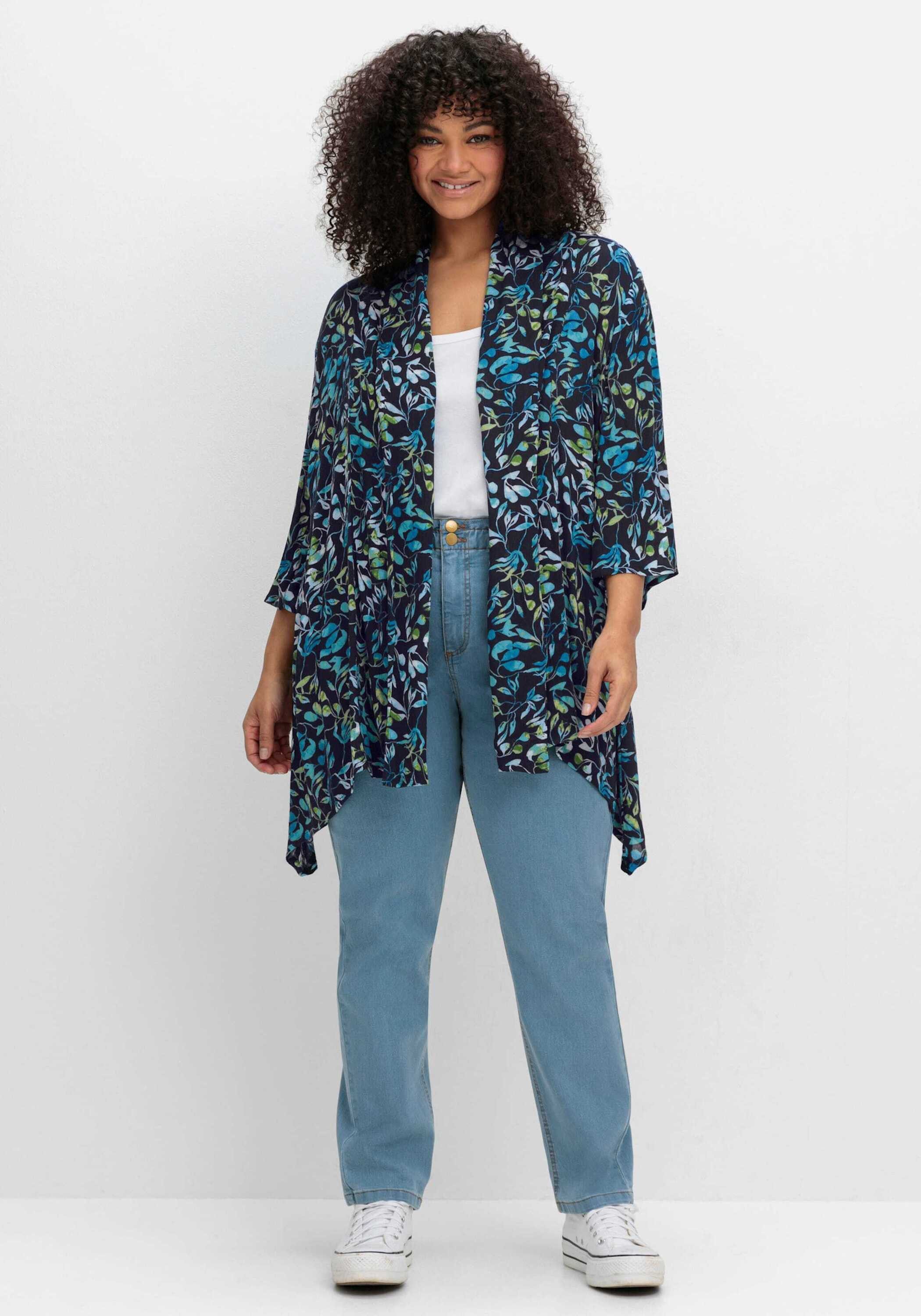 Sheego Klassische Bluse Longbluse 3/4-Arm günstig online kaufen