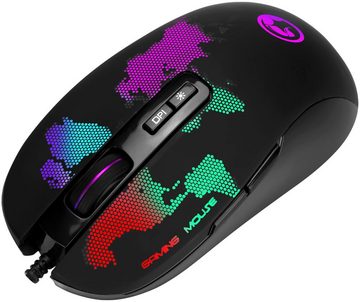 MARVO M422 Gaming-Maus (kabelgebunden, dynamische RGB-Hintergrundbeleuchtung)