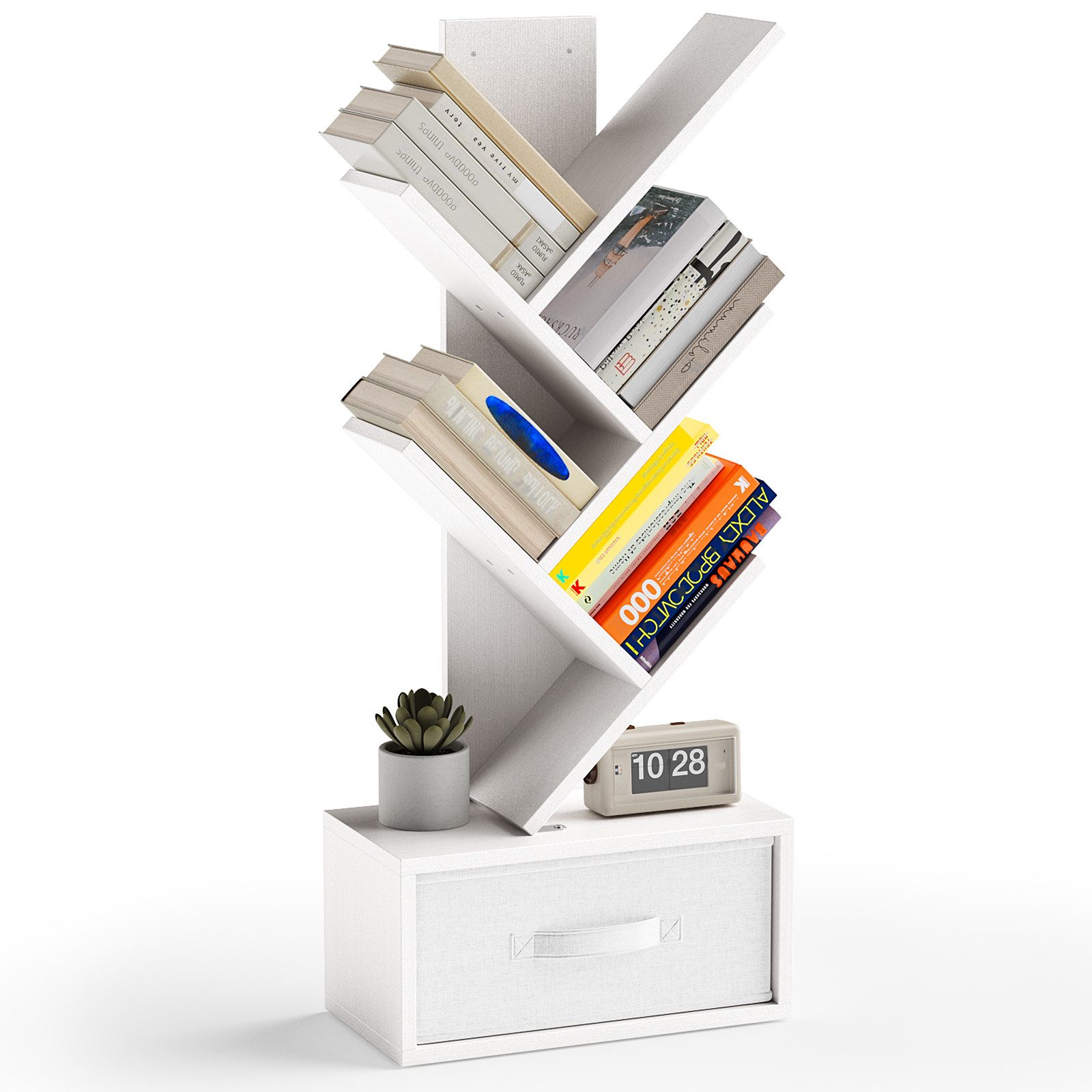 Bealife Bücherregal, Mit Schublade, ein Geschenk günstig online kaufen