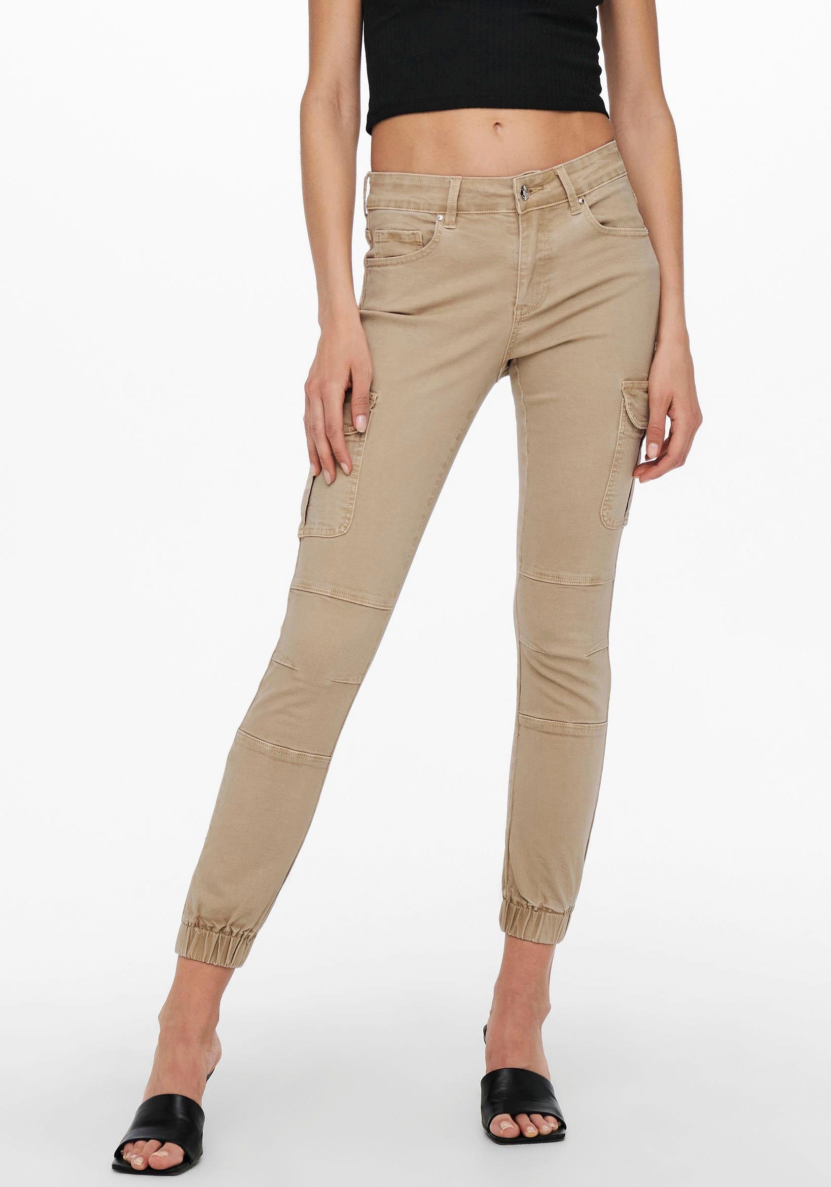 ONLY Cargohose ONLMISSOURI REG ANK CARGO PNT knöchellang mit elastischem Be günstig online kaufen