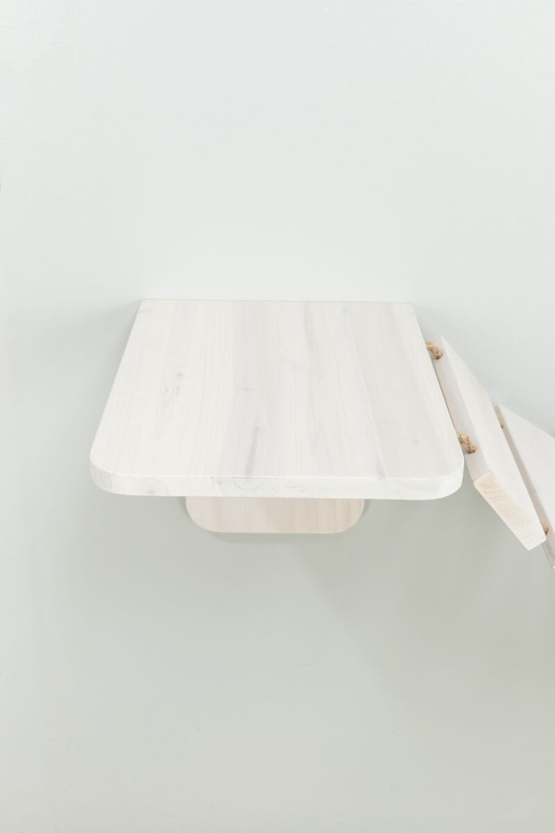 TRIXIE Katzen-Kletterwand Kletterleiter zur Wandmontage - weiß - 150 × 30 cm