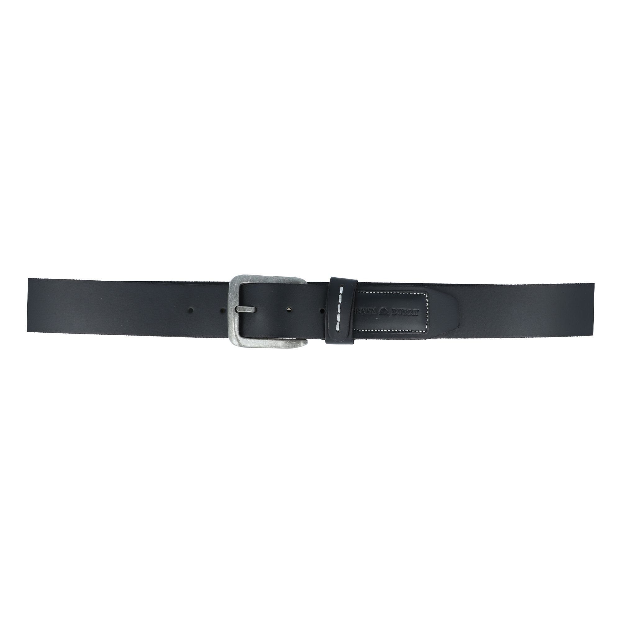 Greenburry Ledergürtel schwarz Dornschließe Belt