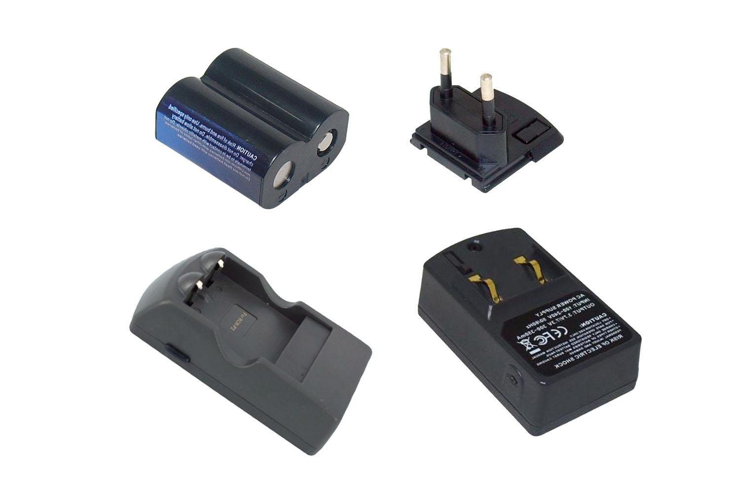 PowerSmart CBFR009EB Batterie-Ladegerät (für ENERGIZER 223, EL223AP, KODAK K223LA, MAXELL CR-P2, PHILIPS 2CR-P2, SANYO CR-P2, VARTA CR-P2 und 1 pc RCRP2 akku)