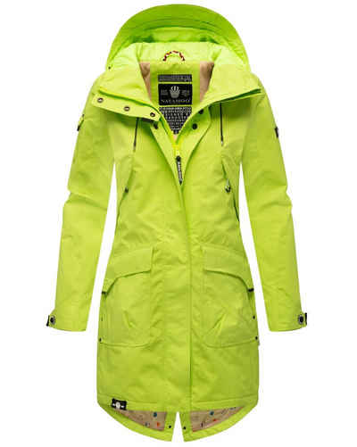 Navahoo Outdoorjacke Pfefferschote moderne Damen Übergangsjacke mit Kapuze