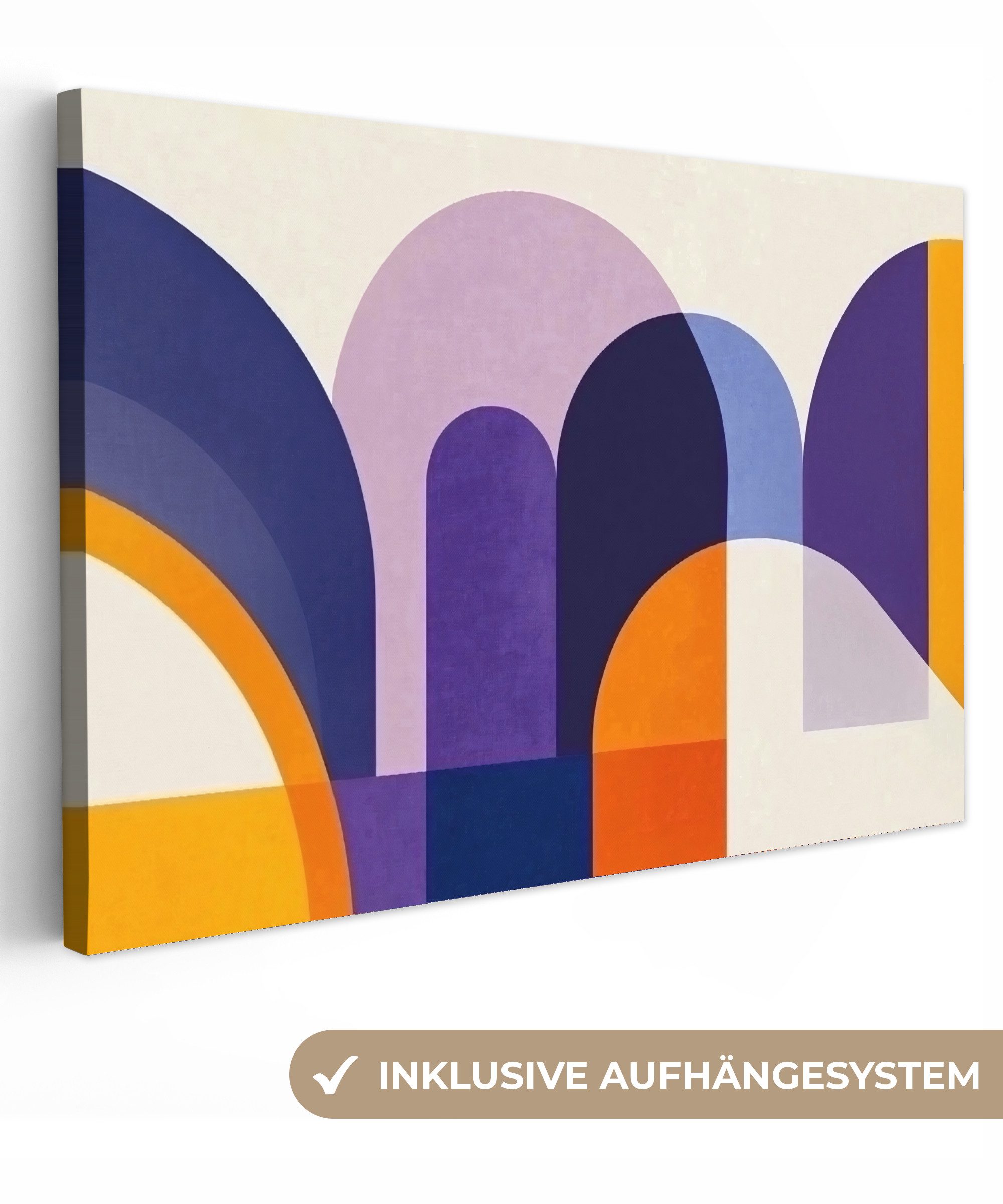 OneMillionCanvasses® Leinwandbild Formen - Abstrakt - günstig online kaufen