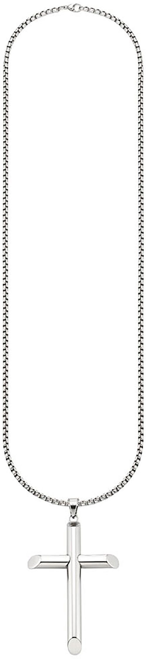 Bruno Banani Kette mit Anhänger Schmuck Geschenk Halsschmuck Halskette mit Anhänger großes Kreuz