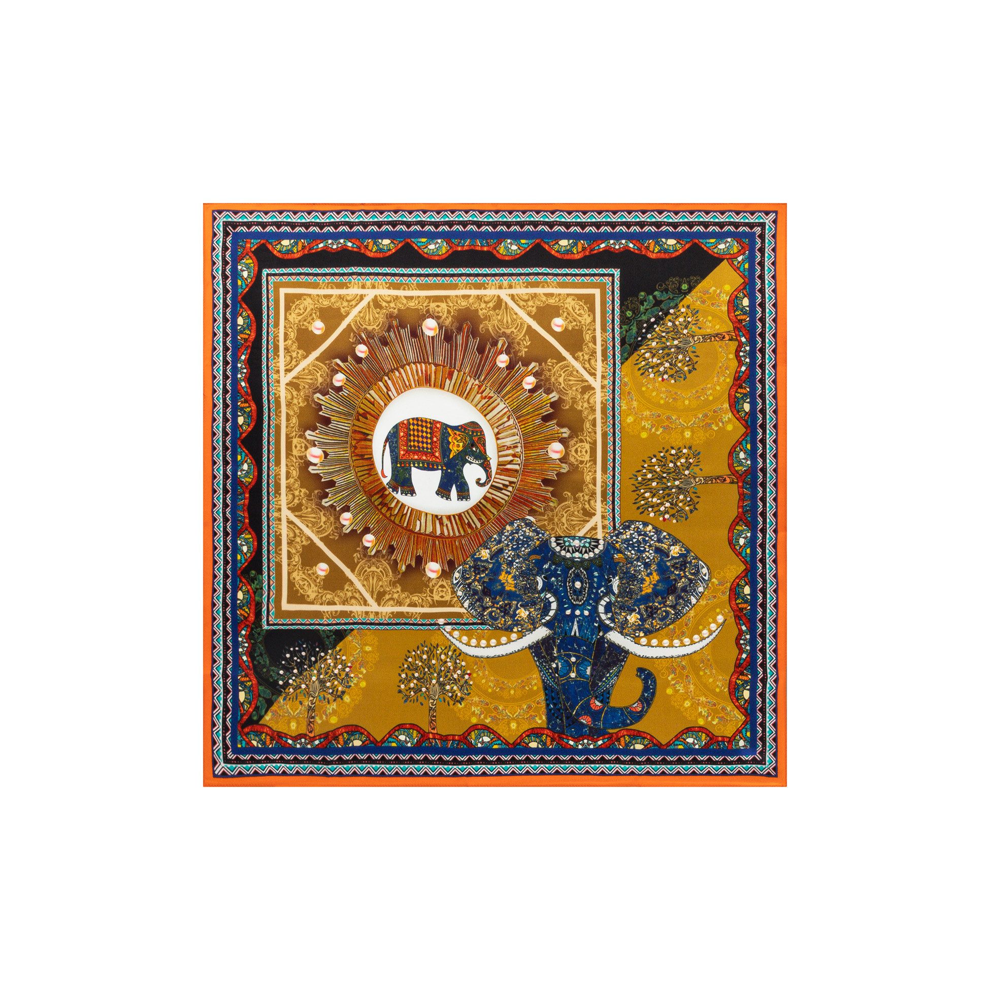 Roeckl Seidentuch DONATA 65X65, Seidentuch mit orientalischen Muster