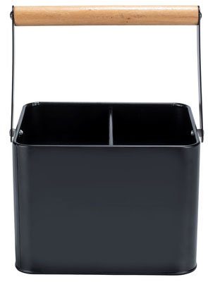 Wenko Utensilienkorb Baco Black Outdoor Kitchen Schwarz günstig online kaufen