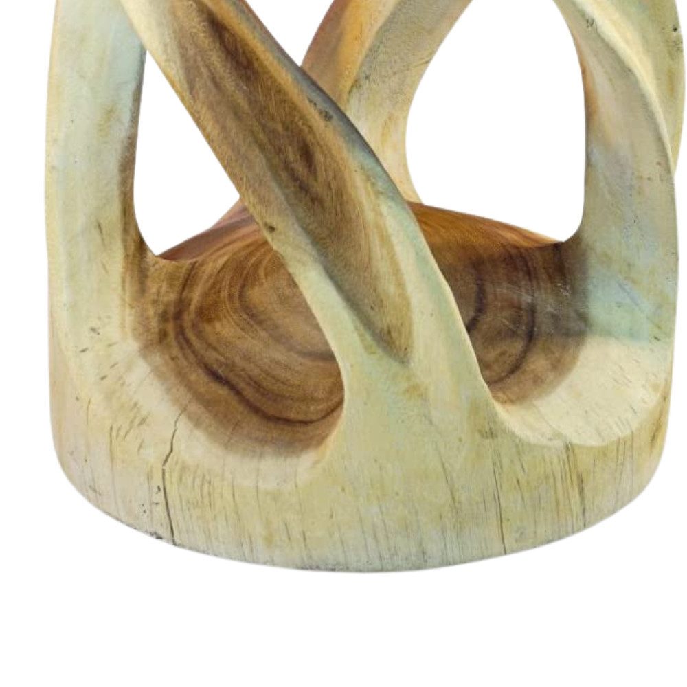 Kinaree Beistelltisch Suar Holz Beistelltisch NONG PRUE, Rund, Naturprodukt, Unikate, Akazie Massivholz