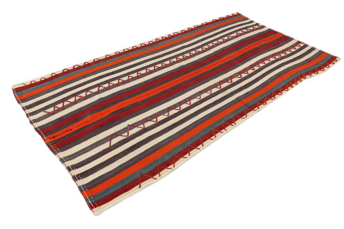 Orientteppich Kelim Orientteppich Perserteppich, rechteckig, 126x244 Fars Handgewebter mm / 4 Antik Nain Höhe: Trading