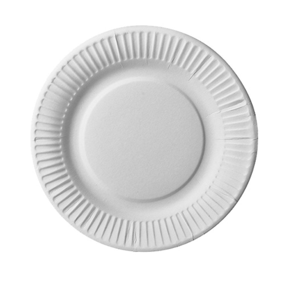PAPSTAR Pappteller 12 Teller, Pappe "pure" rund Ø 19 cm weiss