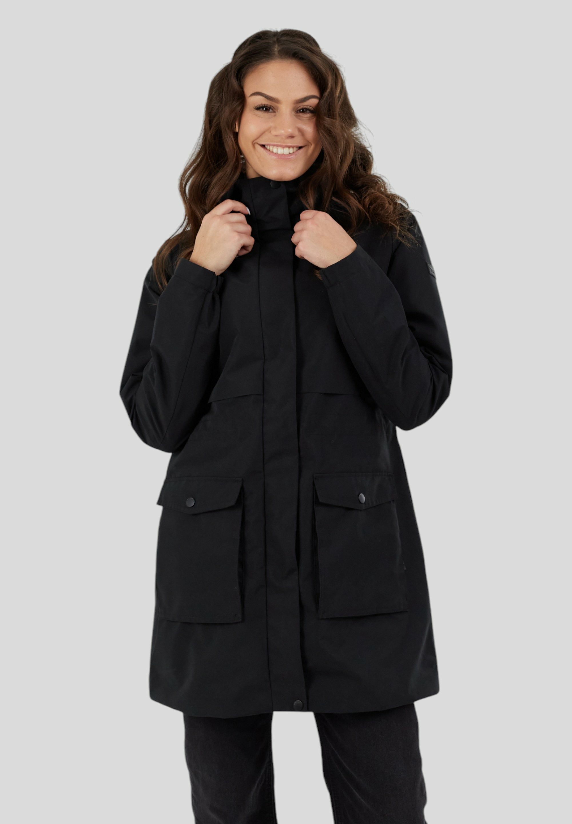 Fundango Regenjacke Zhuri Waterproof Jacket Elegante Regenjacke mit Schutz günstig online kaufen