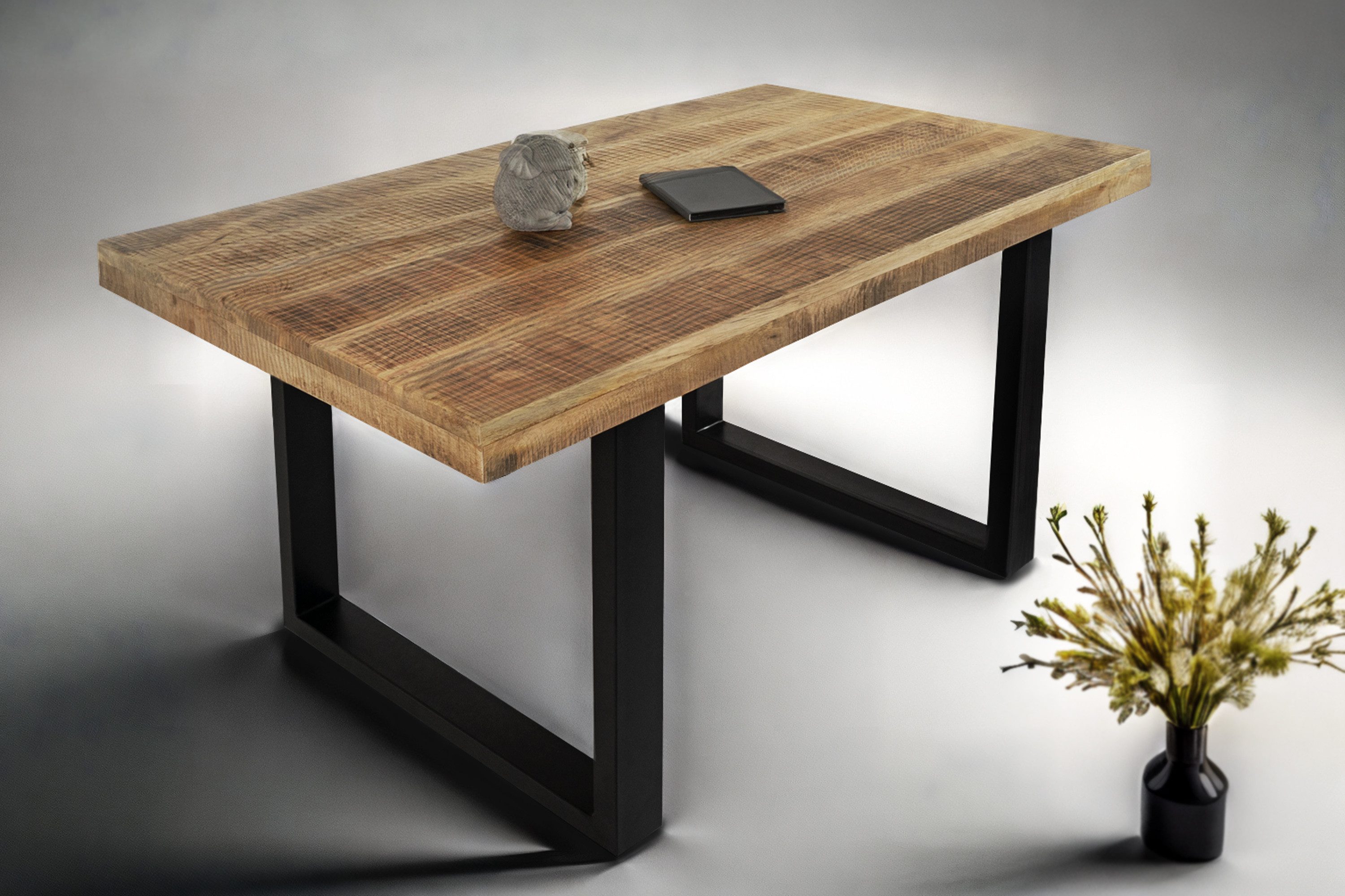 Trelevo® Esstisch Rio, Esstisch 180x90cm Mangoholz günstig online kaufen