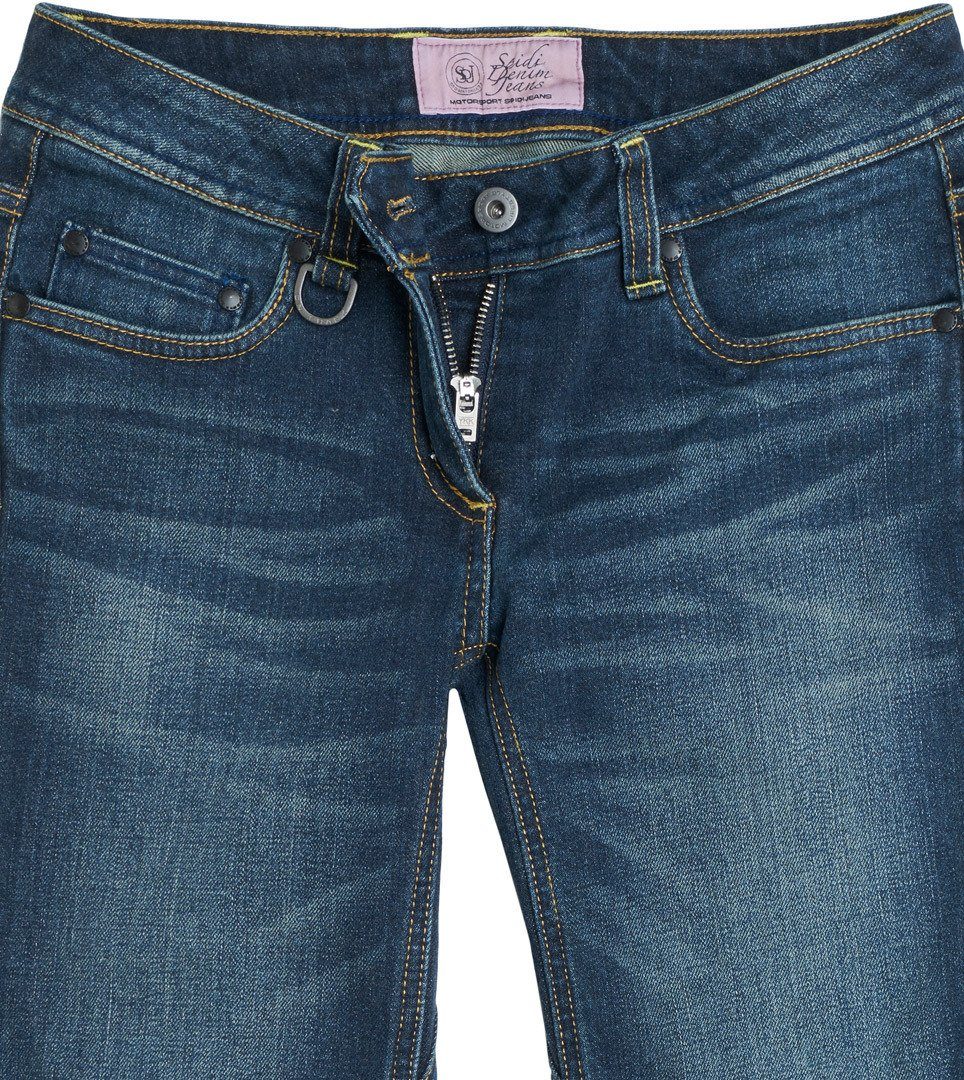 SpiDi Motorradhose J-Tracker Damen Motorradjeans Knieprotektoren enthalten
