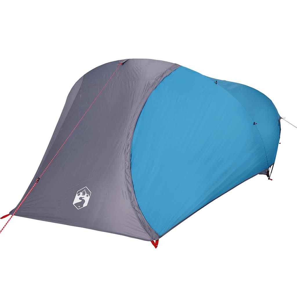 vidaXL Kuppelzelt Kuppel-Campingzelt 4 Personen Blau Wasserdicht, (1 tlg)