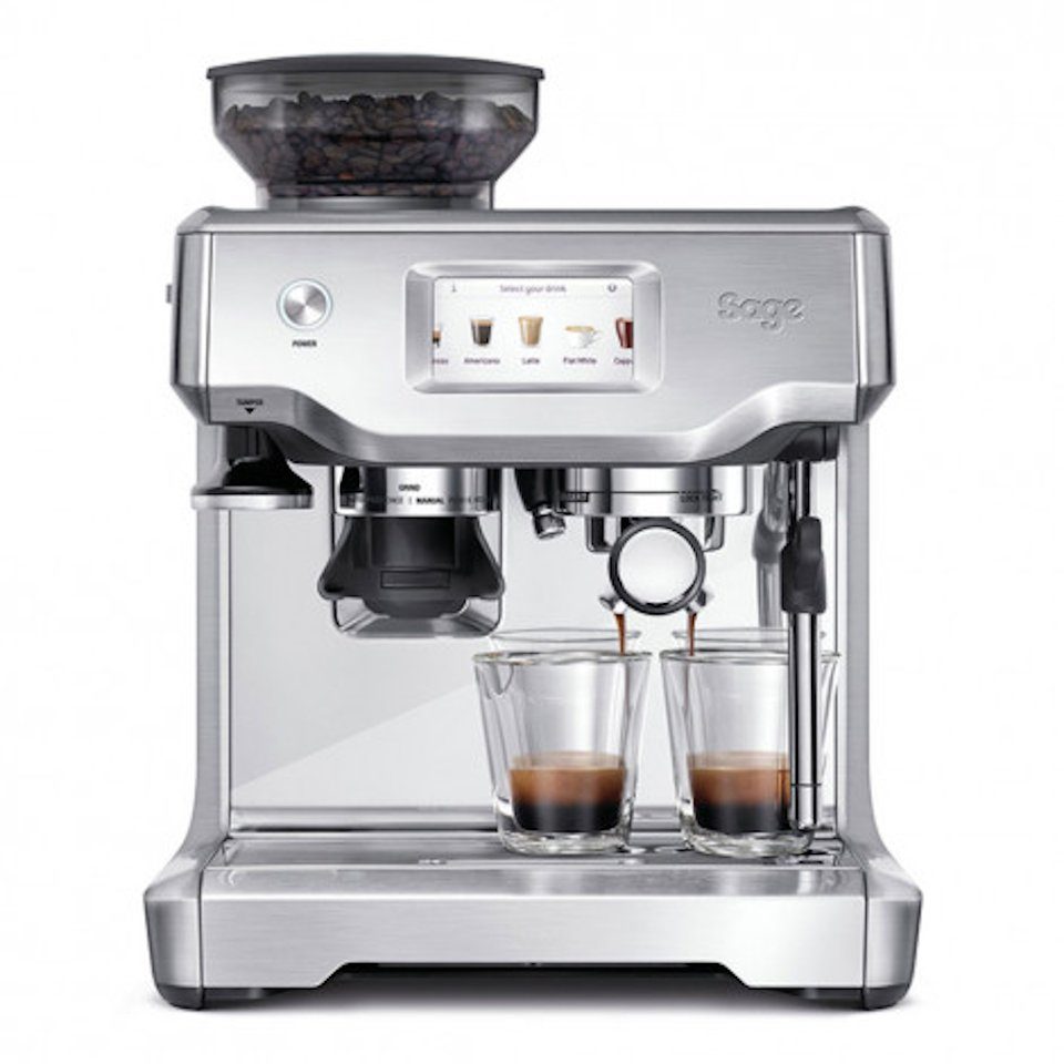 Sage Espressomaschine, 15-bar-Druckpumpe, Doppelboiler-System, PID-Temperaturregelung
