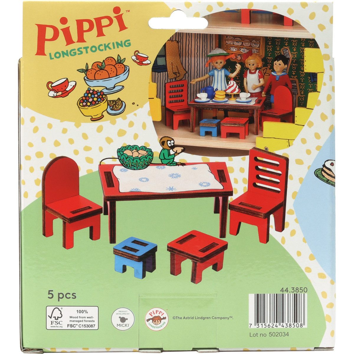 Pippi Langstrumpf Puppenhausmöbel Küche Mädchen