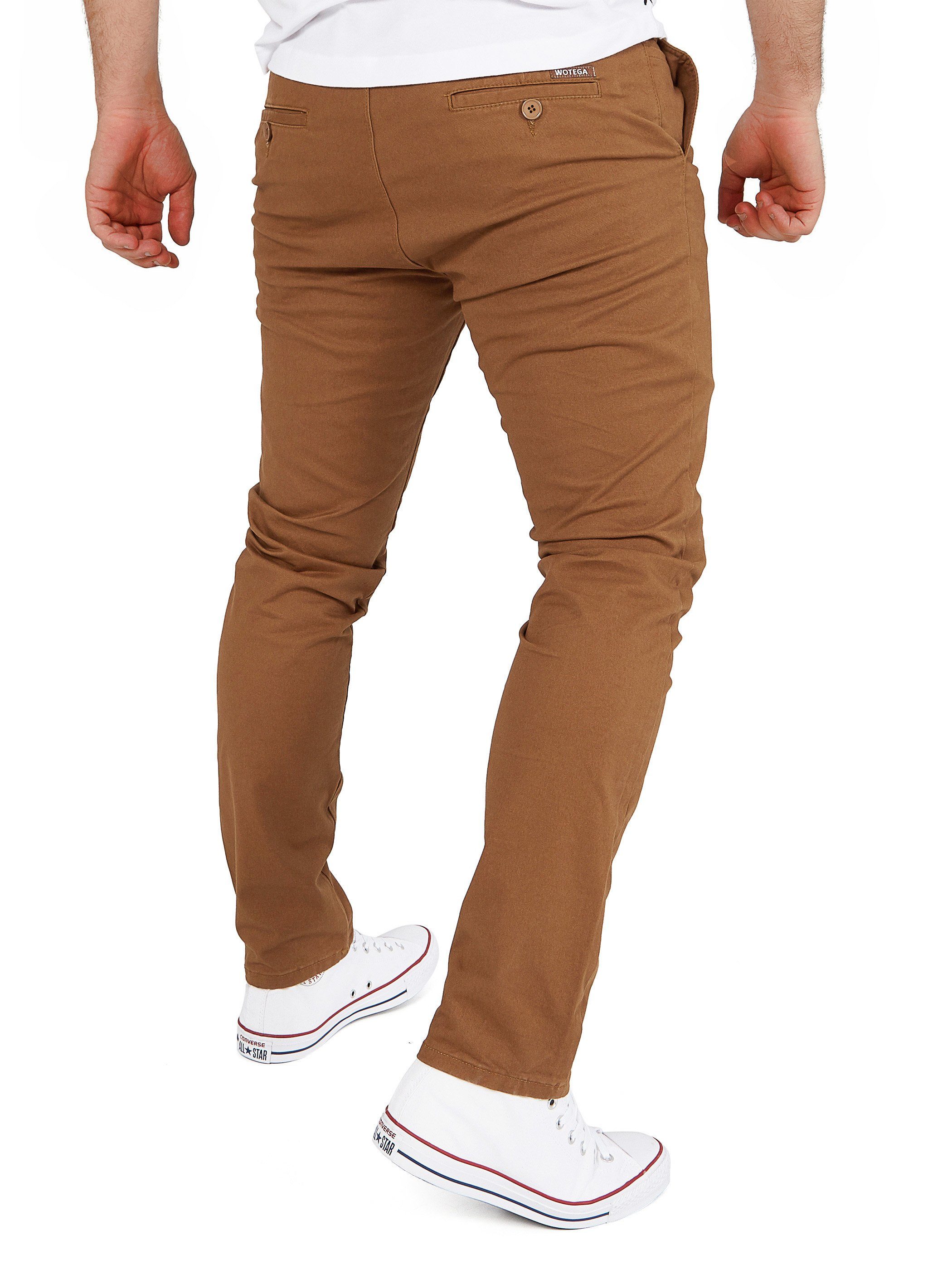 WOTEGA Chinohose Herren Chino Glenn mit hohem Tragekomfort